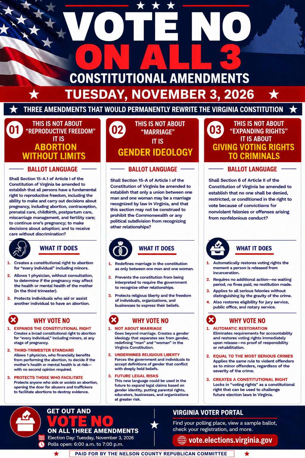 Vote No on All 3