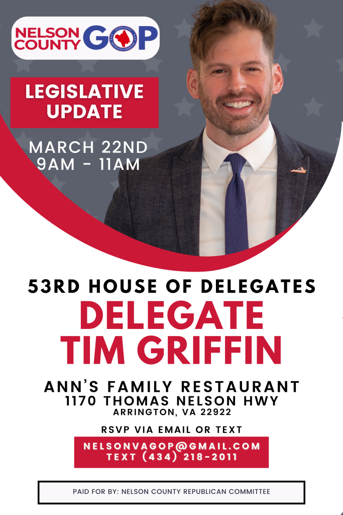 Tim Griffin Meet & Greet Flyer